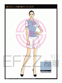 SPA水療會所服務(wù)員服裝設(shè)計(jì)364