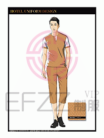 SPA水療會(huì)所服務(wù)員服裝設(shè)計(jì)366