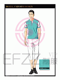 SPA水療會(huì)所服務(wù)員服裝設(shè)計(jì)365