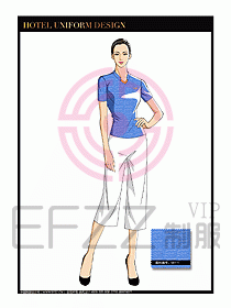 SPA水療會所服務(wù)員服裝設(shè)計372