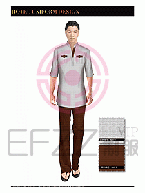 SPA水療會(huì)所服務(wù)員服裝設(shè)計(jì)377