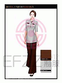 SPA水療會所服務員服裝設計381