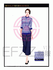 SPA水療會(huì)所服務(wù)員服裝設(shè)計(jì)390
