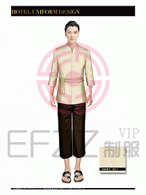 SPA水療會所服務(wù)員服裝設(shè)計392