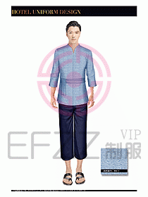 SPA水療會所服務(wù)員服裝設(shè)計(jì)393