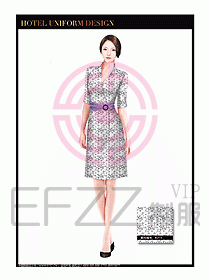 SPA水療會(huì)所服務(wù)員服裝設(shè)計(jì)396