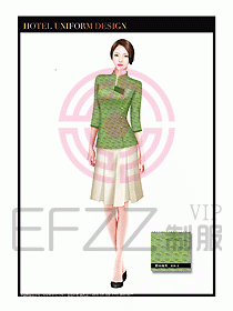 SPA按摩技師服制服設(shè)計圖989