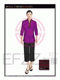 SPA按摩技師服制服設(shè)計(jì)圖1001