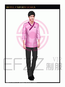 SPA按摩技師服制服設(shè)計(jì)圖1004