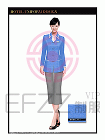 SPA按摩技師服制服設(shè)計(jì)圖1008