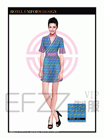 SPA按摩技師服制服設(shè)計(jì)圖1005