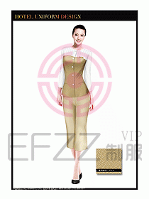SPA按摩技師服制服設(shè)計圖1009