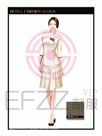 SPA按摩技師服制服設(shè)計(jì)圖1017