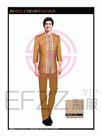 餐飲服務員茶藝師制服設計1460