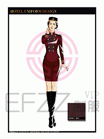 酒店門童保安行李生制服設(shè)計(jì)912