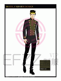 酒店門童保安行李生制服設(shè)計(jì)915