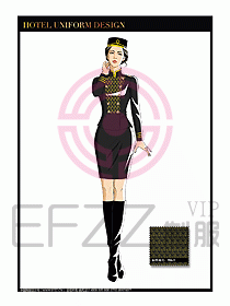 酒店門童保安行李生制服設(shè)計913