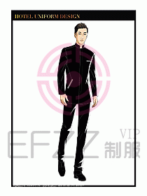 酒店門(mén)童保安行李生制服設(shè)計(jì)919