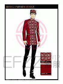 酒店門童保安行李生制服設(shè)計925