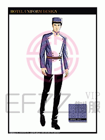 酒店門童保安行李生制服設(shè)計926
