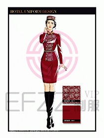 酒店門童保安行李生制服設(shè)計923