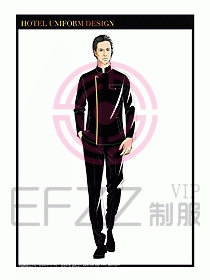 酒店門童保安行李生制服設計929