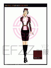 酒店門童保安行李生制服設(shè)計947