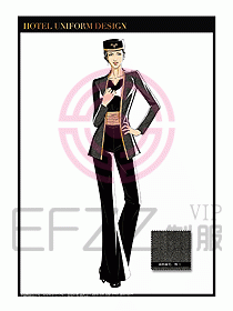 酒店門童保安行李生制服設(shè)計(jì)959