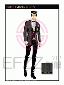 酒店門童保安行李生制服設(shè)計(jì)962