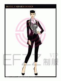 酒店門童保安行李生制服設(shè)計981