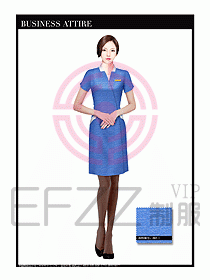 專賣店營業(yè)員職業(yè)裝設計圖1232