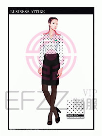 專賣店?duì)I業(yè)員職業(yè)裝設(shè)計(jì)圖1249