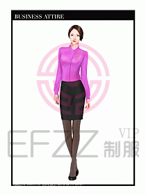 專賣店?duì)I業(yè)員職業(yè)裝設(shè)計(jì)圖1274