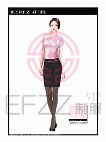 專(zhuān)賣(mài)店?duì)I業(yè)員職業(yè)裝設(shè)計(jì)圖1281