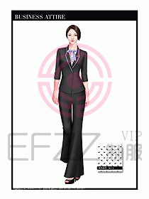 專(zhuān)賣(mài)店?duì)I業(yè)員職業(yè)裝設(shè)計(jì)圖1284