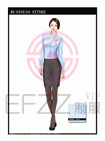 專賣店營業(yè)員職業(yè)裝設(shè)計圖1288