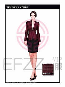 專賣店?duì)I業(yè)員職業(yè)裝設(shè)計(jì)圖1306