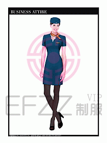 職業(yè)空姐制服設(shè)計圖555