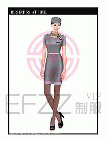 職業(yè)空姐制服設計圖557