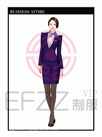 職業(yè)空姐制服設計圖565
