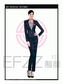 職業(yè)空姐制服設(shè)計圖575