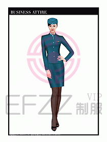 職業(yè)空姐制服設(shè)計(jì)圖582