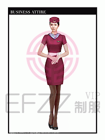 職業(yè)空姐制服設計圖602