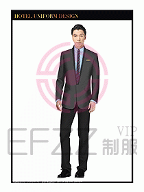 酒店大堂服務(wù)員制服設(shè)計736