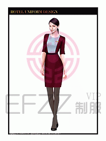 酒店大堂服務(wù)員制服設(shè)計(jì)747