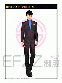酒店大堂服務(wù)員制服設(shè)計746
