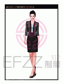 酒店大堂服務(wù)員制服設(shè)計(jì)760