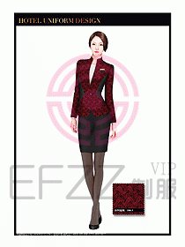 酒店大堂服務(wù)員制服設(shè)計(jì)758