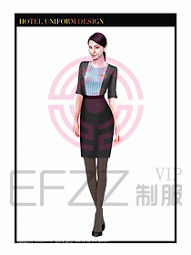酒店大堂服務(wù)員制服設(shè)計761
