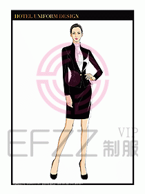 酒店大堂服務(wù)員制服設(shè)計(jì)765